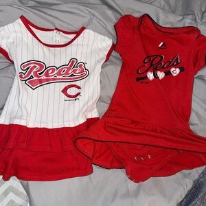 Cincinnati Red's vintage toddler dress's